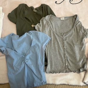 6 pc bundle!! 3 shirt/3 shorts